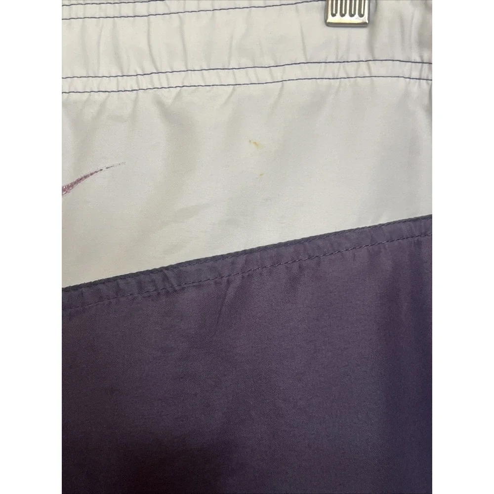 Nike Men's Swim Trunks Blue Gray Size Medium , M , Lined Board Shorts Drawstring